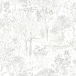 York Walden Grey Forest Wallpaper