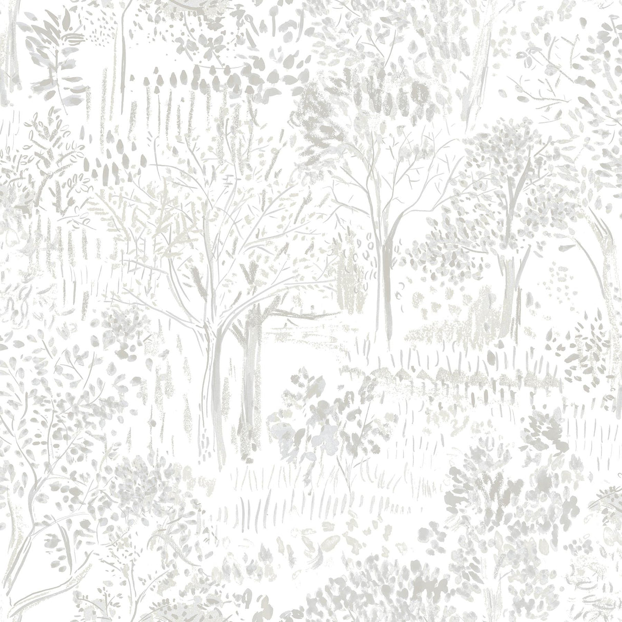 York Walden Grey Forest Wallpaper