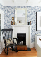 York Walden Navy Forest Wallpaper
