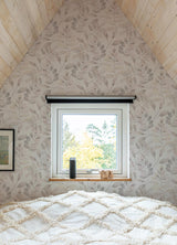 York Pinnate Blush Leaves Wallpaper