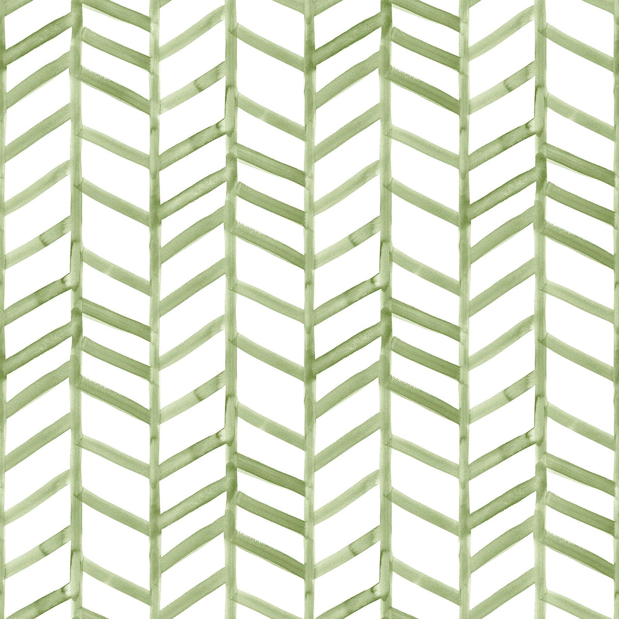 York Fletching Green Geometric Wallpaper