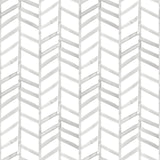 York Fletching Grey Geometric Wallpaper