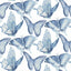 York Janetta Blue Butterfly Wallpaper