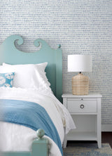 York Pips Navy Watercolor Brushstrokes Wallpaper