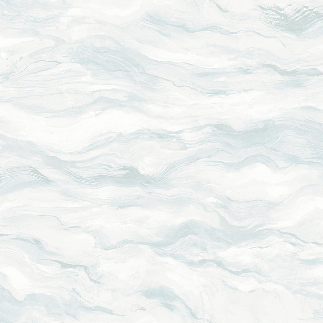 York Cirrus Blue Wave Wallpaper