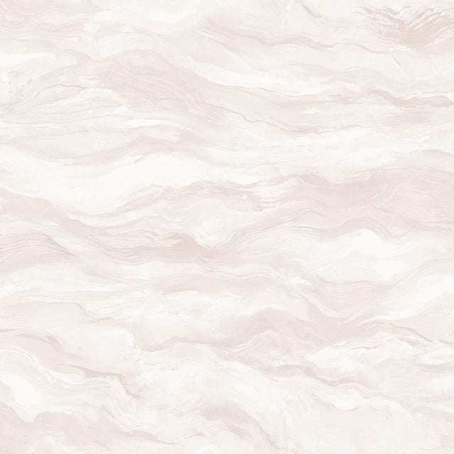 York Cirrus Blush Wave Wallpaper