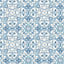 York Concord Blue Medallion Wallpaper