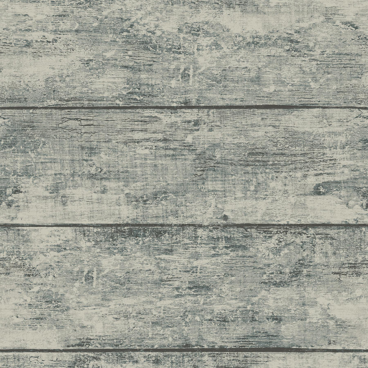 York Cabin Teal Wood Planks Wallpaper