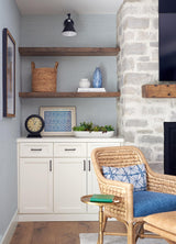 York Solitude Light Blue Distressed Texture Wallpaper