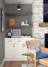 York Solitude Grey Distressed Texture Wallpaper