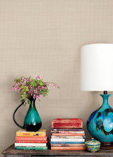 York Spinnaker Peach Netting Wallpaper