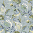 York Bohemian Blue Jacobean Wallpaper