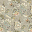York Bohemian Taupe Jacobean Wallpaper