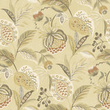 York Bohemian Mustard Jacobean Wallpaper