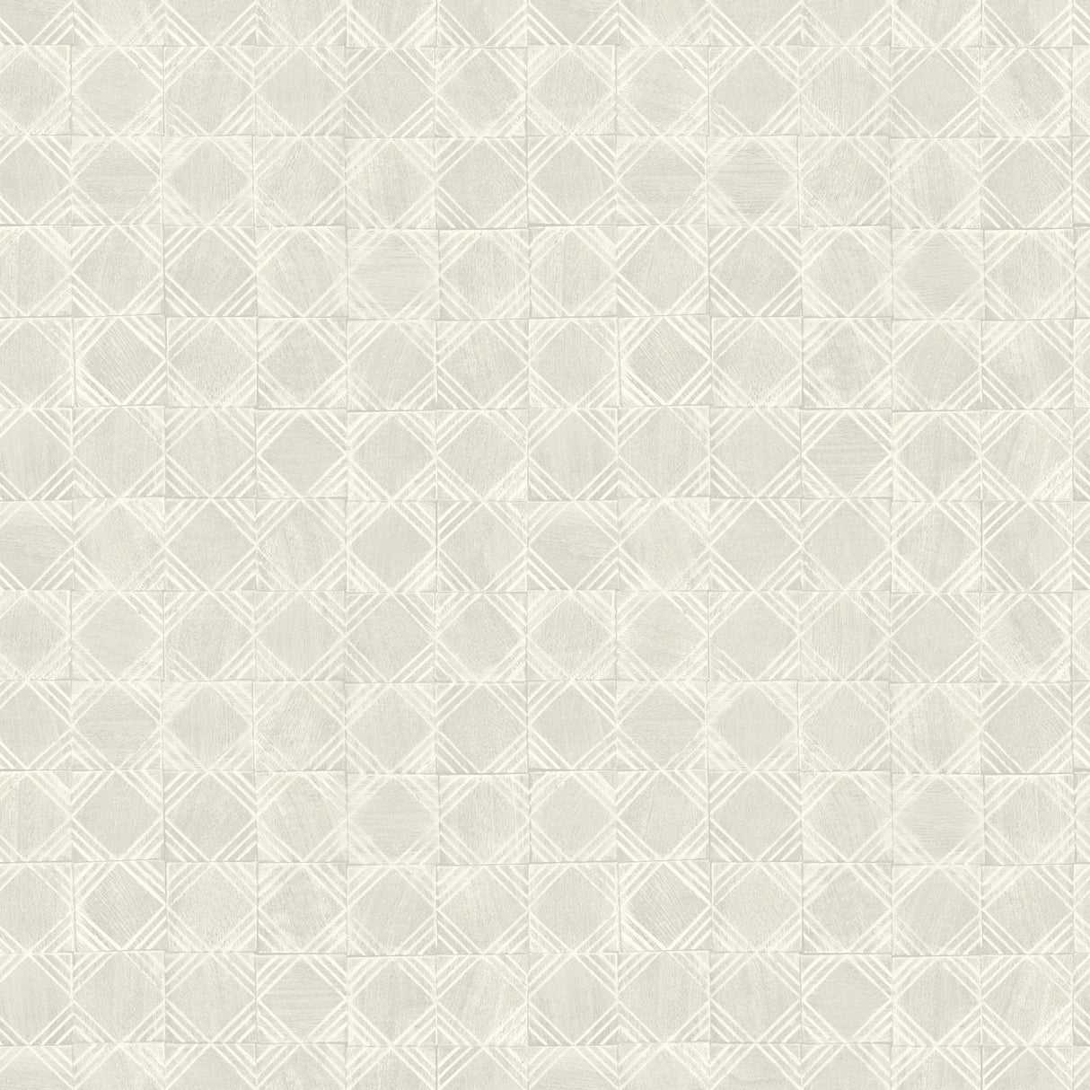 York Button Block Light Grey Geometric Wallpaper