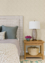 York Sandee Dove Medallion Wallpaper