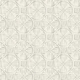 York Sandee Grey Medallion Wallpaper