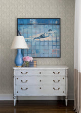 York Sandee Grey Medallion Wallpaper