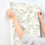 York Malmo Green Trail Wallpaper