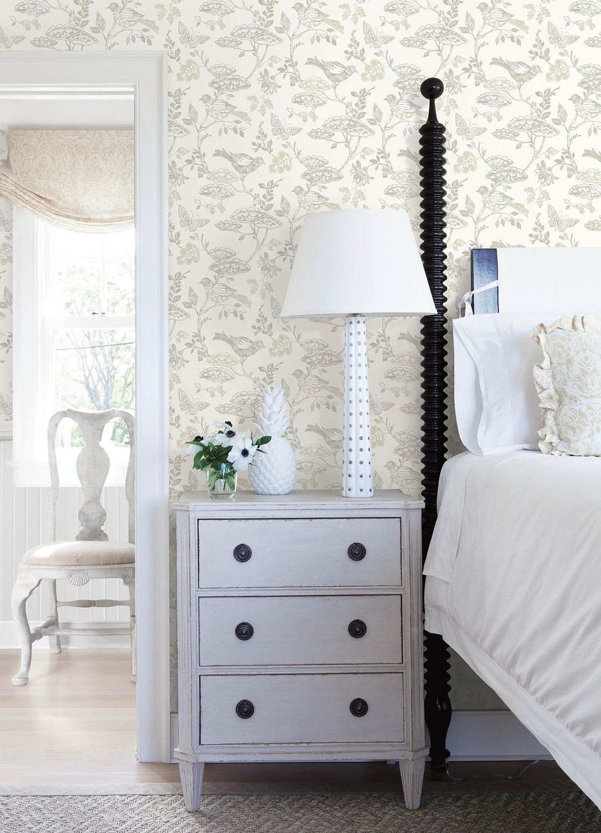 York Malmo Grey Trail Wallpaper