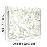 York Malmo Grey Trail Wallpaper