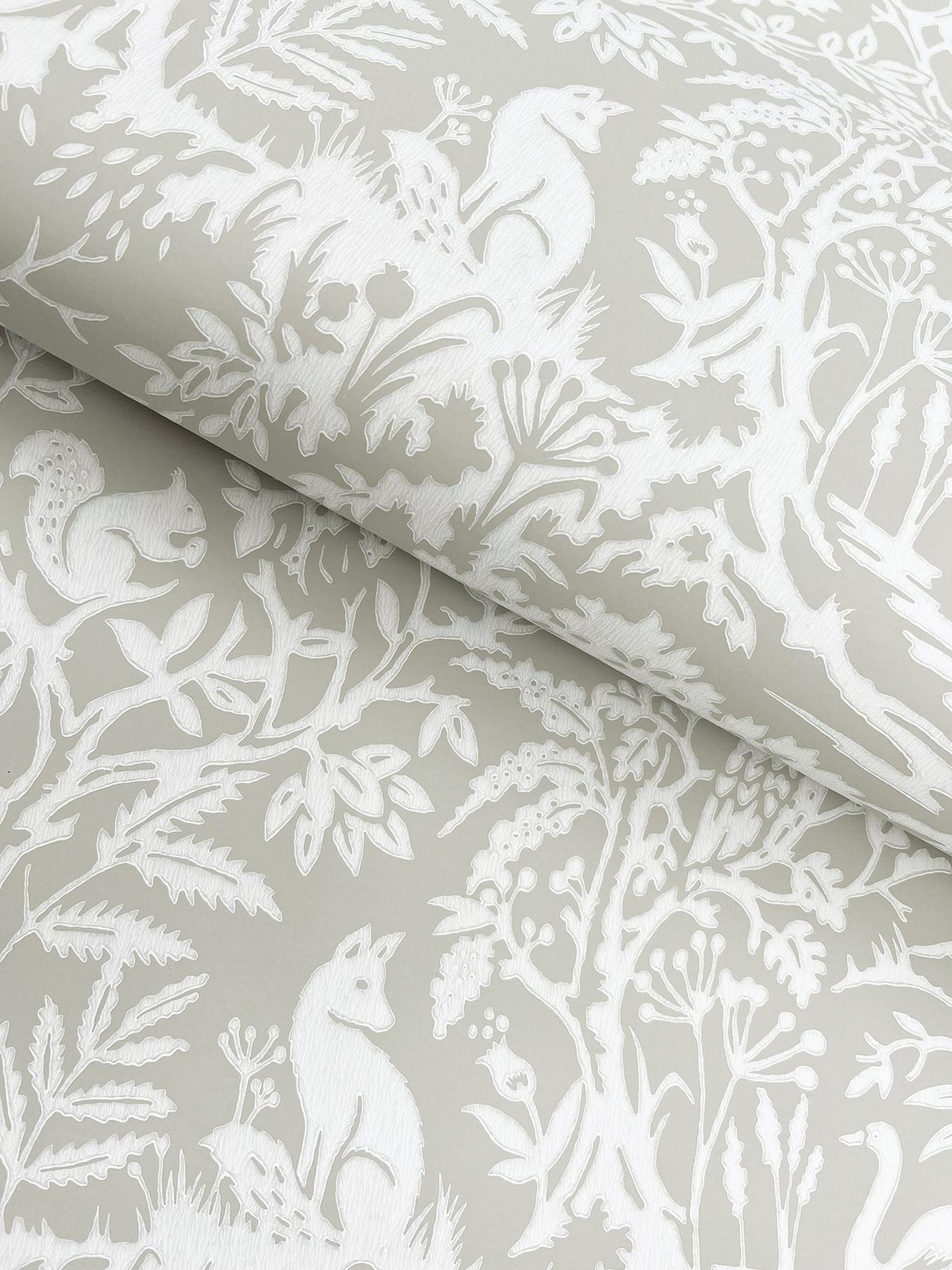 York Alrick Taupe Forest Venture Wallpaper