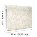 York Alrick Taupe Forest Venture Wallpaper