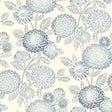 York Zalipie Blue Floral Trail Wallpaper
