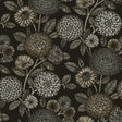 York Zalipie Black Floral Trail Wallpaper
