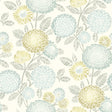 York Zalipie Lime Floral Trail Wallpaper