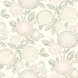 York Zalipie Blush Floral Trail Wallpaper