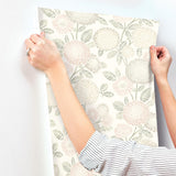 York Zalipie Blush Floral Trail Wallpaper