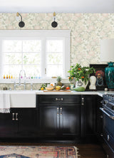 York Zalipie Blush Floral Trail Wallpaper