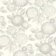 York Zalipie Grey Floral Trail Wallpaper