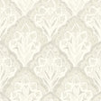 York Mimir Dove Quilted Damask Wallpaper