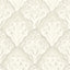 York Mimir Dove Quilted Damask Wallpaper
