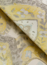 York Mimir Mustard Quilted Damask Wallpaper