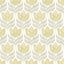 York Cathal Mustard Tulip Block Print Wallpaper