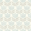 York Cathal Aqua Tulip Block Print Wallpaper