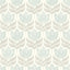 York Cathal Aqua Tulip Block Print Wallpaper