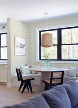 York Cathal Blush Tulip Block Print Wallpaper