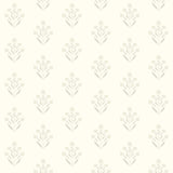York Kova Dove Floral Crest Wallpaper