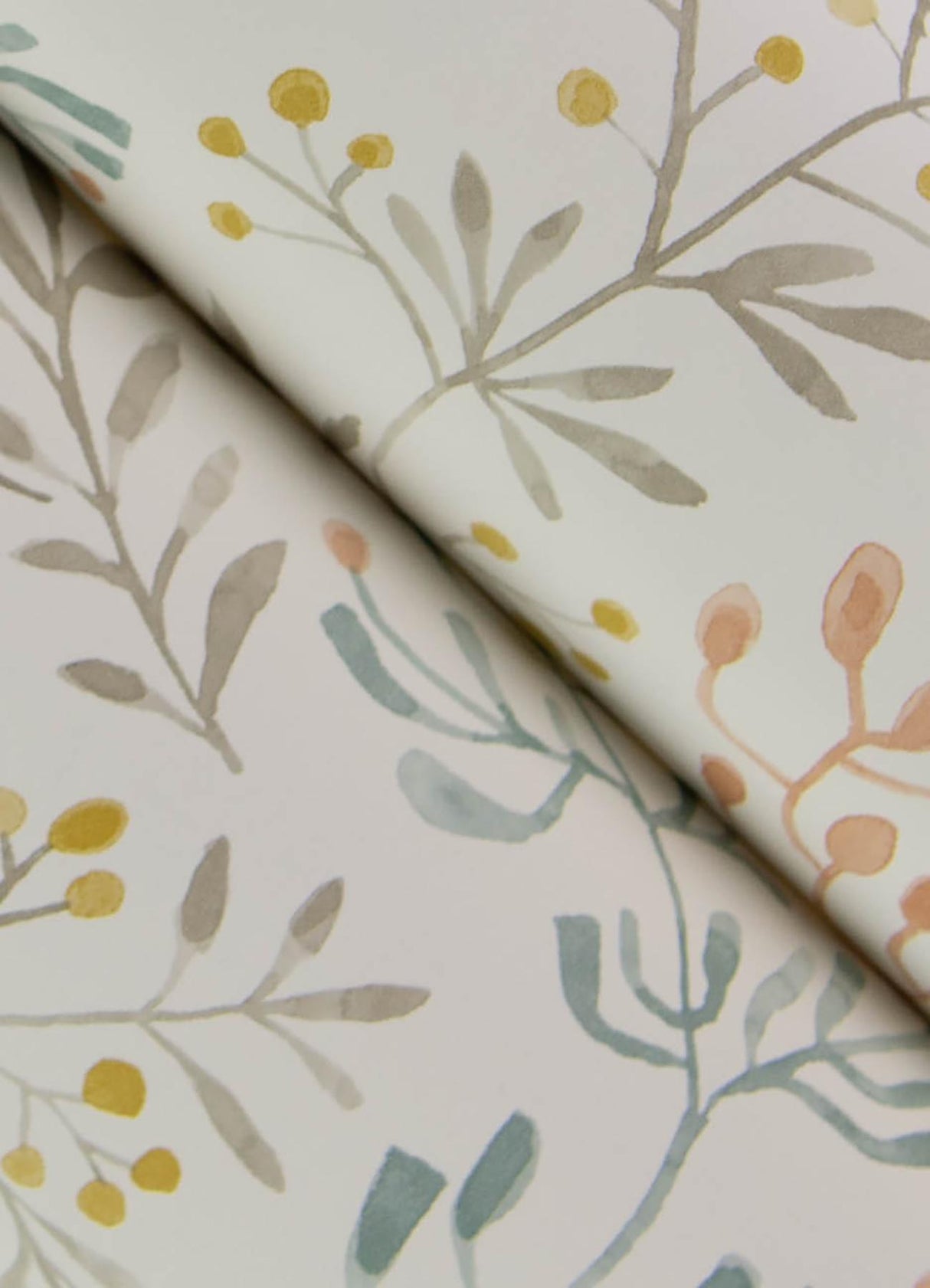 York Tarragon Pastel Dainty Meadow Wallpaper