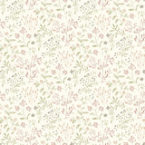 York Tarragon Blush Dainty Meadow Wallpaper
