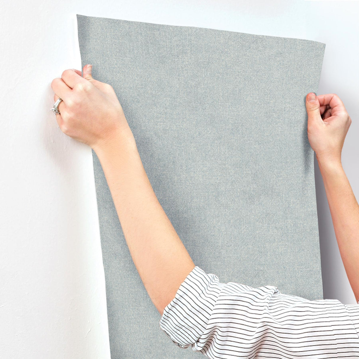 York Homespun Denim Textured Wallpaper