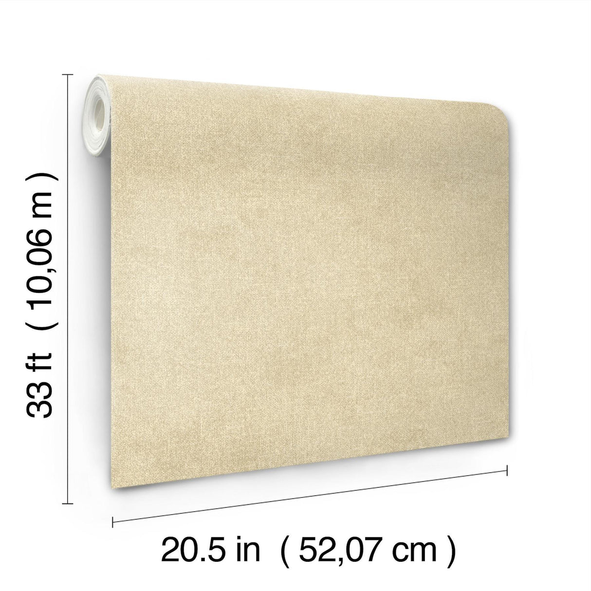 York Homespun Light Brown Textured Wallpaper