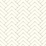 York Oswin Grey Tiered Herringbone Wallpaper