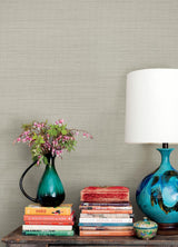 York Spinnaker Charcoal Netting Wallpaper