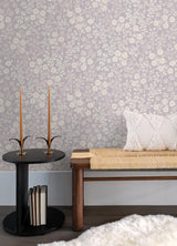 York Liana Periwinkle Trail Wallpaper
