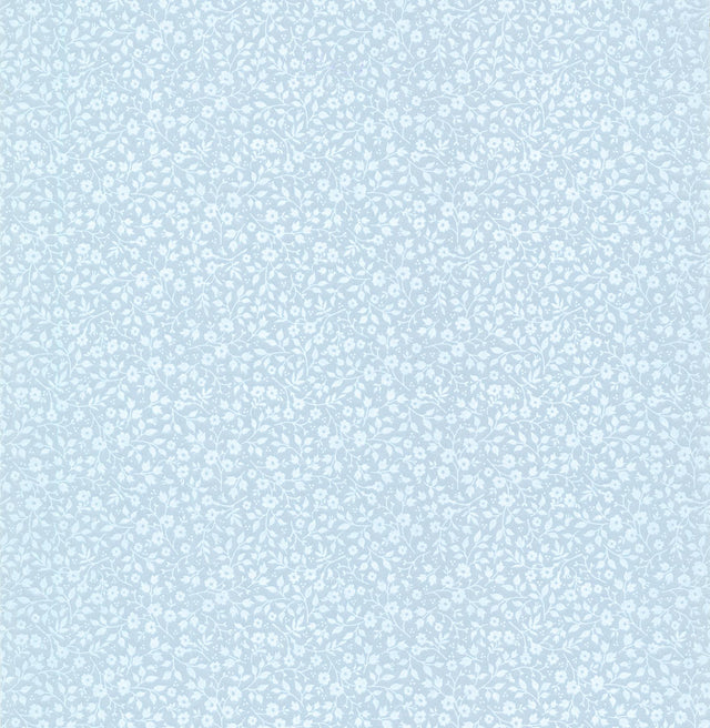 York Gretel Light Blue Floral Meadow Wallpaper